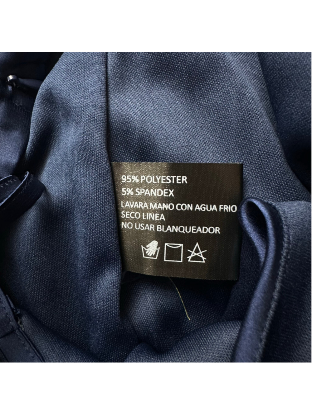 Baltic Born Monet Satin Gown Navy Blue Maxi Dress Size L NWT Formal Bridesmaid - Picture 8 of 8